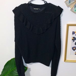 Blank NYC Black Sweater S